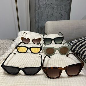 Stylish Women's Sunglasses Collection (6 total)
